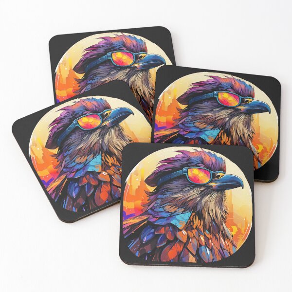 Item preview,  "Psychedelic Bird Soarin - Retro Avian Dream" designed and sold by Moxierama.