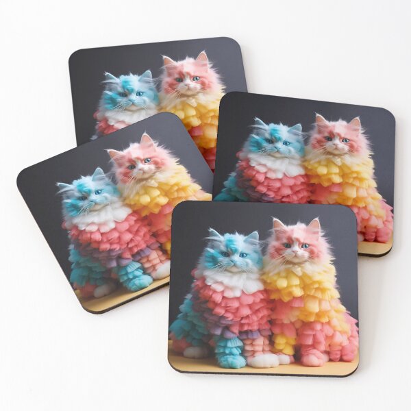 Item preview, Cotton Candy Cats designed and sold by kelliekreiser.
