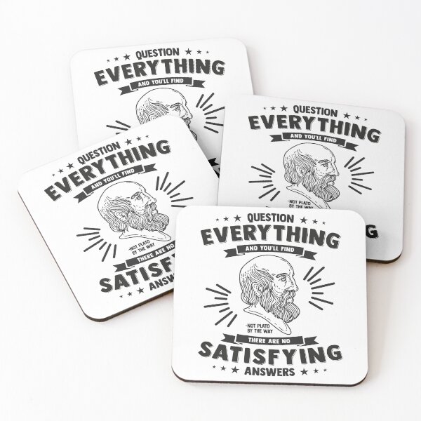 Item preview, Plato Demotivational Quotes - There are no Satisfying Answers designed and sold by CMTees.