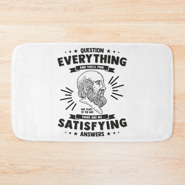 Item preview, Plato Demotivational Quotes - There are no Satisfying Answers designed and sold by CMTees.