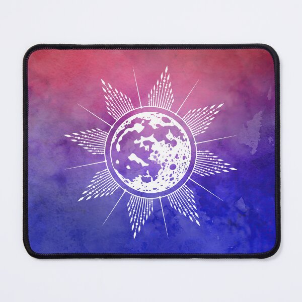 Item preview, Mystic Aesthetic Moon in Watercolor Nebula Universe designed and sold by Trish Dish.