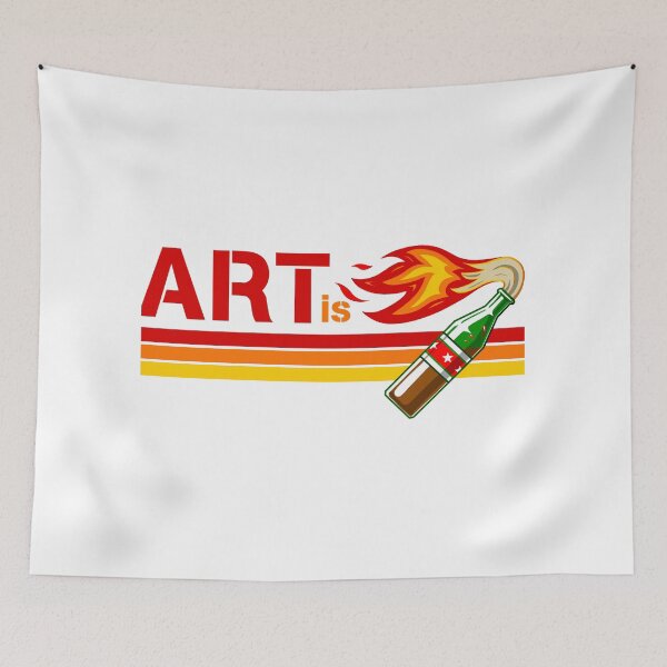 Item preview, art is chaos (molotov coctail) designed and sold by hayrpictures.