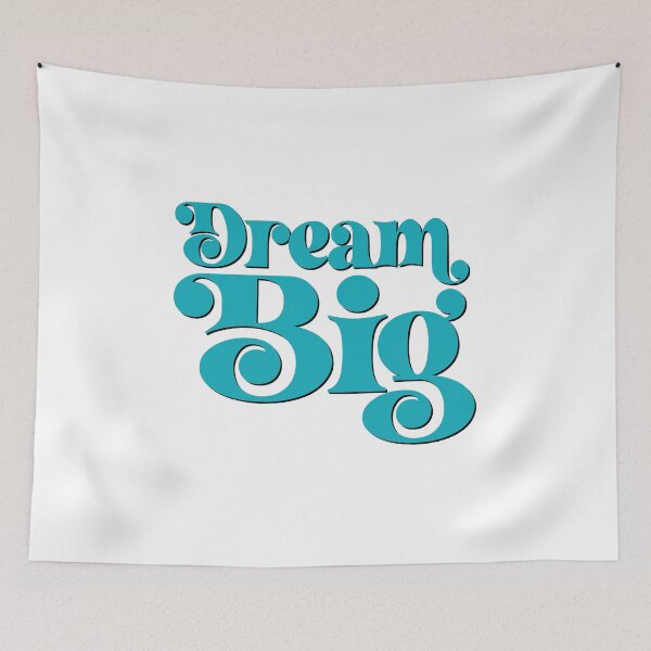 Item preview, Dream Big Word Art, Typography, Retro Font,  designed and sold by DefintionArt.