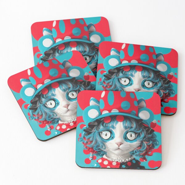 Item preview, Funny Clown Cat - Funny Pets designed and sold by SafiannaSpace.