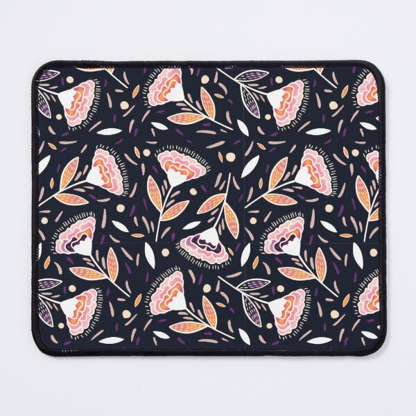 Item preview, Colorful floral fabric designed and sold by Rosebudstudio Halsey.