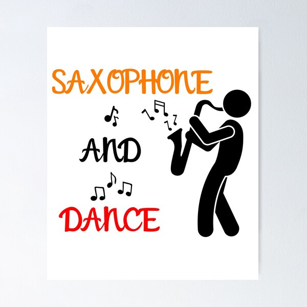 Item preview, Saxophone and dance designed and sold by tinytwist.