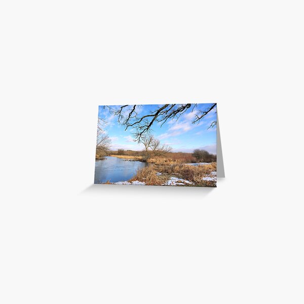 January Snow Greeting Card