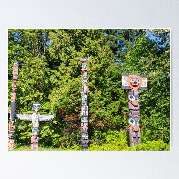 Item preview, Totem Poles Amongst The Trees In The Park designed and sold by Michael McGimpsey.