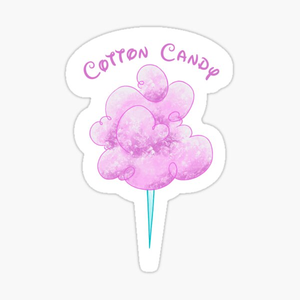 Cat donut 猫のドーナツ Cotton Candy Sticker – Hii Bbychan LLC