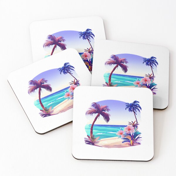 Item preview, Paradise: Ocean, Sand, and Palm Trees designed and sold by Rebekkahsdesign.
