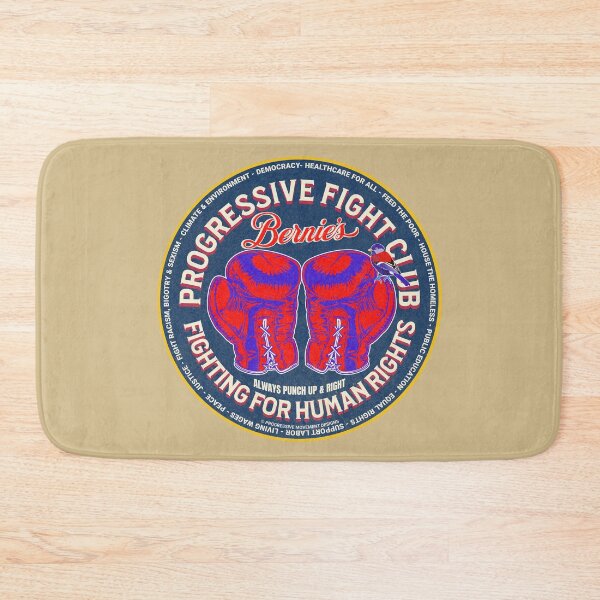 Item preview, PMD01018 Progressive Movement Designs Bernies Progressive Fight Club boxing gloves design shows you support human rights democracy progressive goals for Progressives Democrats Independents designed and sold by ProgressiveLeft.