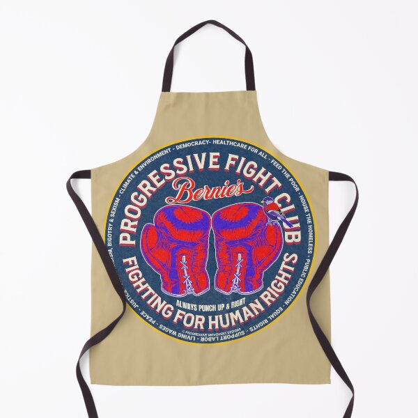 Item preview, PMD01018 Progressive Movement Designs Bernies Progressive Fight Club boxing gloves design shows you support human rights democracy progressive goals for Progressives Democrats Independents designed and sold by ProgressiveLeft.