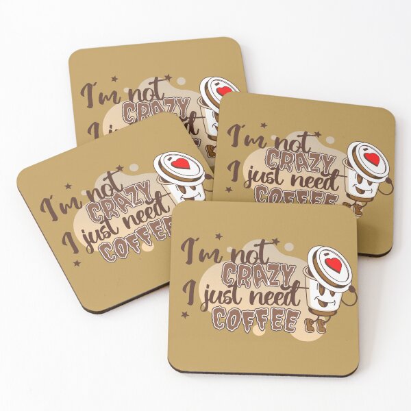 Item preview, i am not crazy i just need coffee designed and sold by ArtisticSparkle.