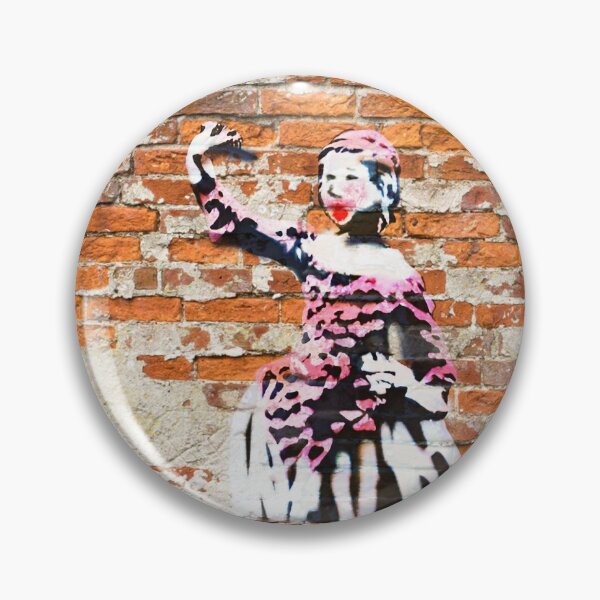Item preview, Graffiti Urban Street Art - Columbine - Commedia dell'Arte Female Clown designed and sold by Talia Felix.
