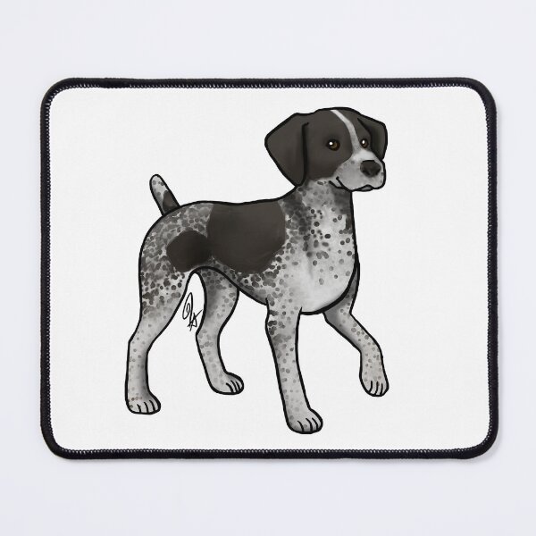Item preview, German Shorthaired Pointer - Black White Ticked Patched designed and sold by Jennifer Stolzer.
