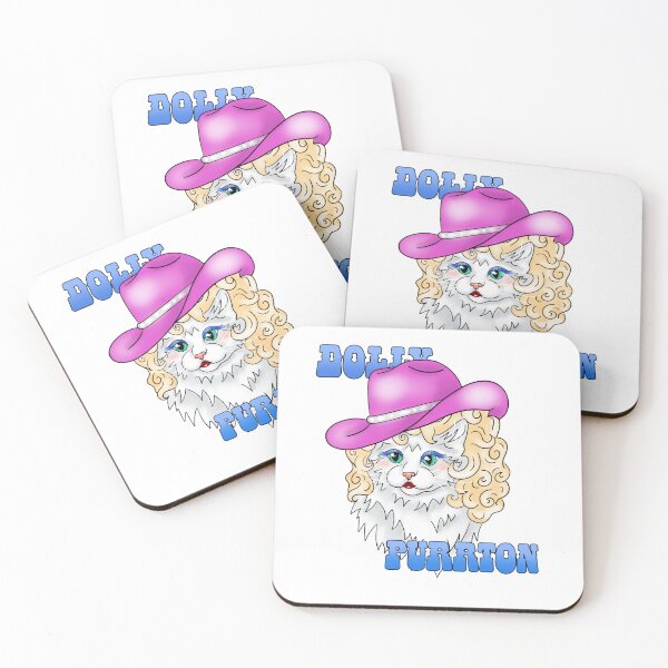 Item preview, Dolly Purrton with her hat designed and sold by DoAllTheCrafts.