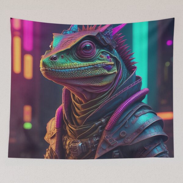 Item preview, Anthropomorphic lizard dressed like a gumshoe designed and sold by dionmorris.