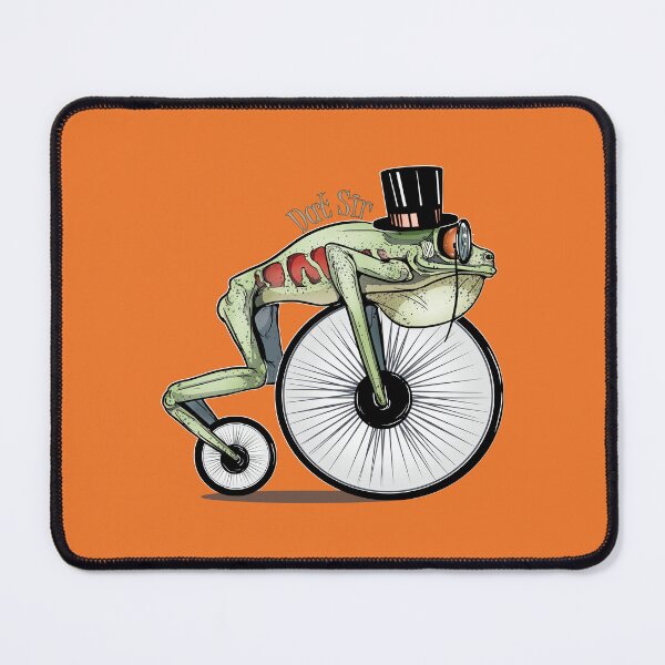 Item preview, Penny Farthing Bicycle Frog Wheels. Here Cometh Dat Sir! designed and sold by iduzarts.