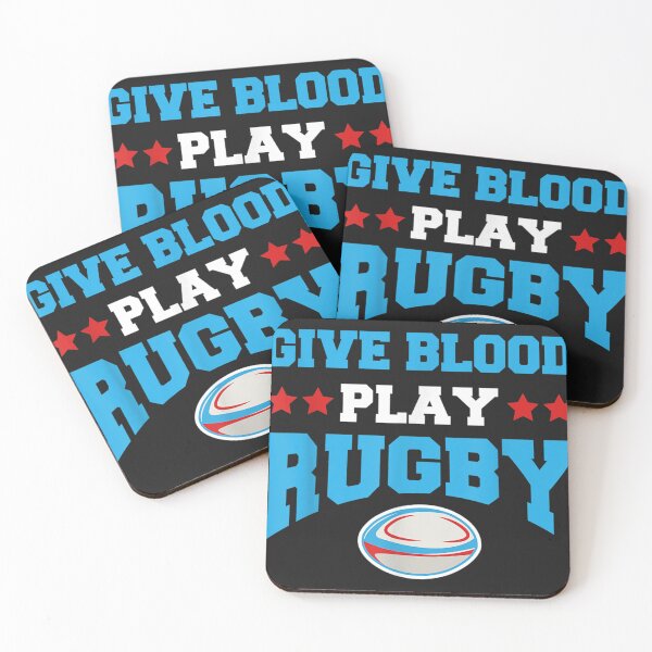Item preview, Give Blood, Play Rugby Funny Rugby Player Humor  designed and sold by DavidLBonds.