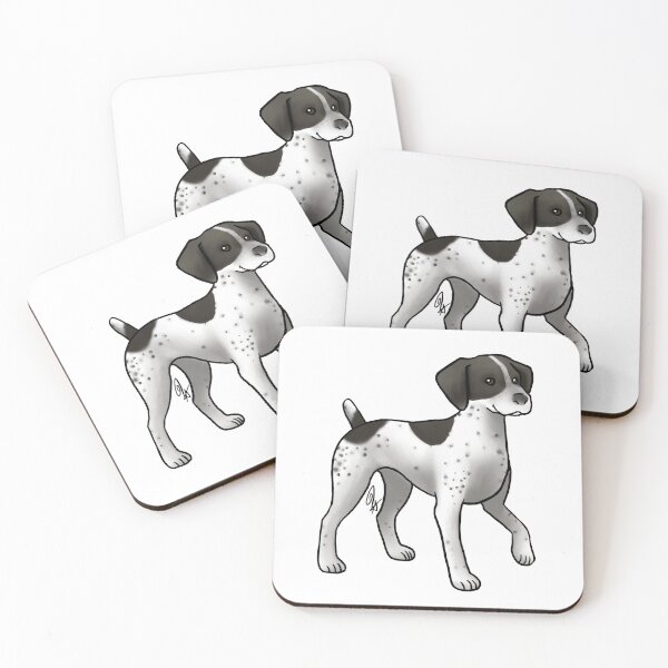 Item preview, German Shorthaired Pointer - Black White Patched designed and sold by Jennifer Stolzer.