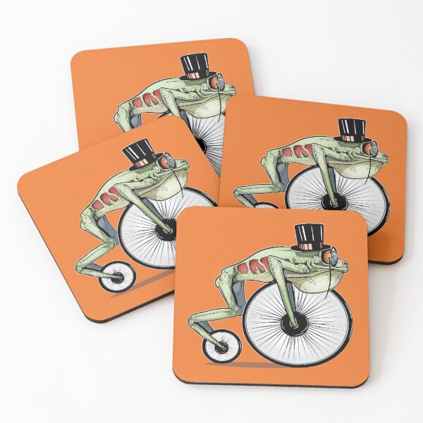 Item preview, Penny Farthing Bicycle Frog Wheels designed and sold by iduzarts.