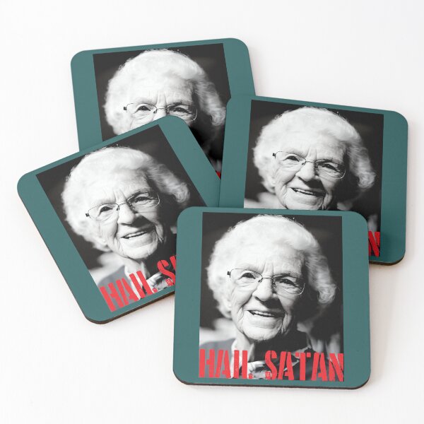 Item preview, Hail Satan Granny 	 designed and sold by oqcbkxnjia82.