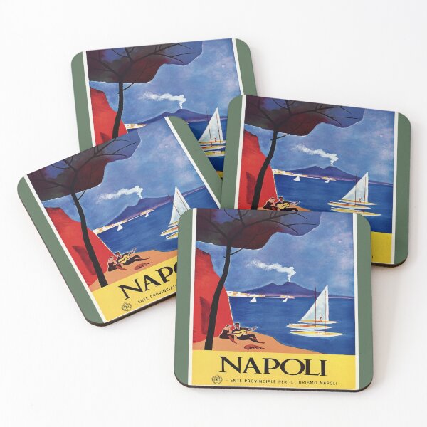 Item preview, Napels Italy retro vintage travel ad designed and sold by JamarionKnudson.