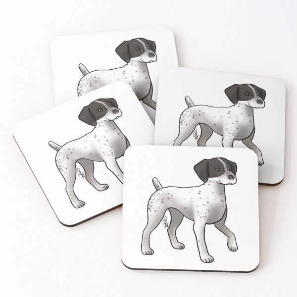 Item preview, German Shorthaired Pointer - Black White Ticked designed and sold by Jennifer Stolzer.