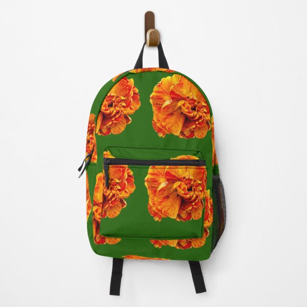 Item preview, Orange Tulips on green background designed and sold by artbymurray.