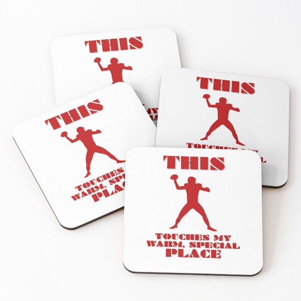 Item preview, This Touches my Warm, Special Place - FOOTBALL (Variant 1) designed and sold by PoppysPrintings.