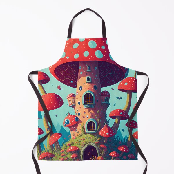 Aperçu de l'œuvre Château de champignons enchanteur: une fantaisie fongique fantaisiste 3 créée et vendue par TheTechnoCanvas.