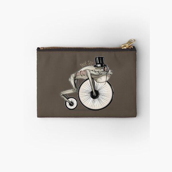 Item preview, Penny Farthing Bicycle Frog Wheels. Here Cometh Dat Sir! Sepia designed and sold by iduzarts.