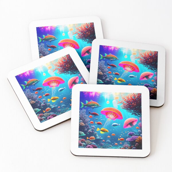 Item preview, Deep Dive: Vibrant Colors of the Underwater Abyss designed and sold by Rebekkahsdesign.