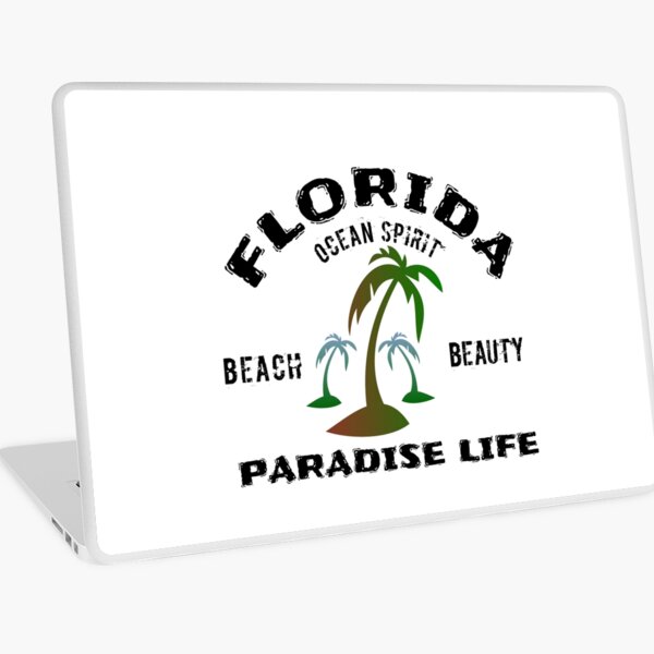 Aperçu de l'œuvre Conception de t-shirt de plage de beauté en Floride créée et vendue par nad2em.
