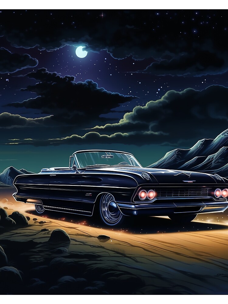 The Black Car Under The Night Sky Chiffon Top for Sale by JeffJonesn