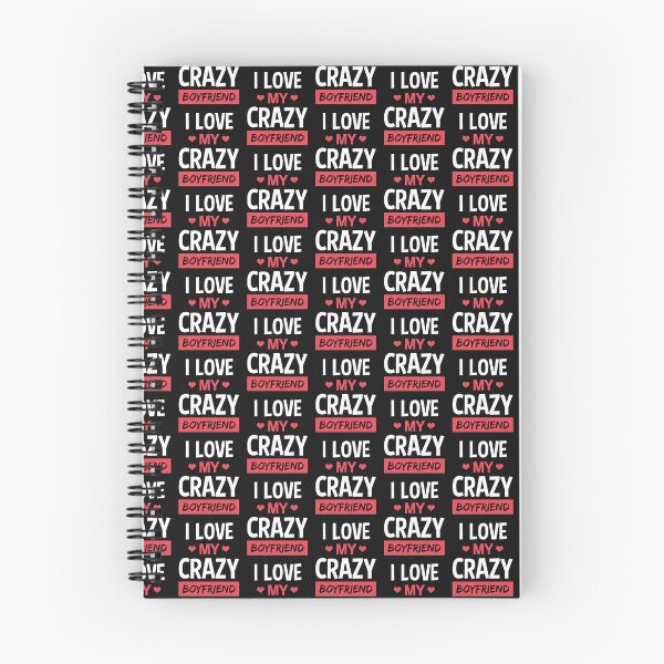 Item preview, Amo mi Crazy Boyfriend Funny Quote T Shirt designed and sold by allsortsmarket.