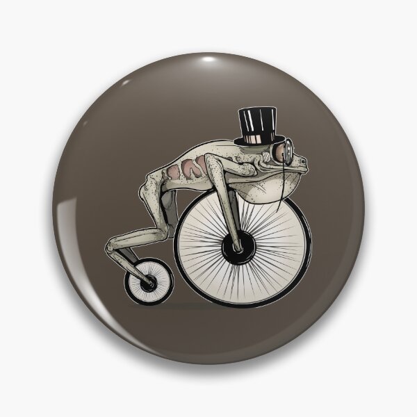 Item preview, Penny Farthing Bicycle Frog Wheels. Sepia designed and sold by iduzarts.