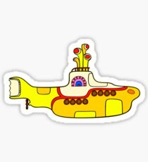 Gelbes U-Boot Sticker