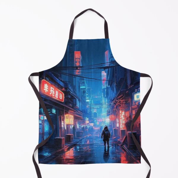 Item preview, Endless Neon - Cyberpunk Cityscape Skyline designed and sold by pastbarack.