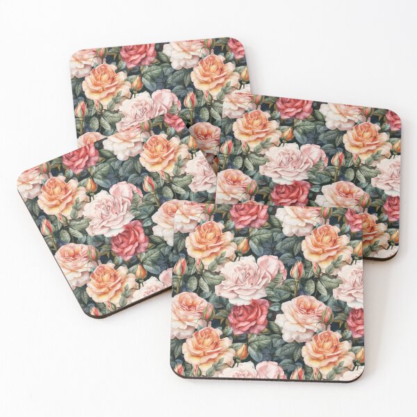 Item preview, Damask Roses Floral Patterns 09 designed and sold by PixelPastry.