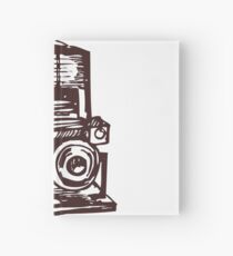 retro camera Hardcover Journal
