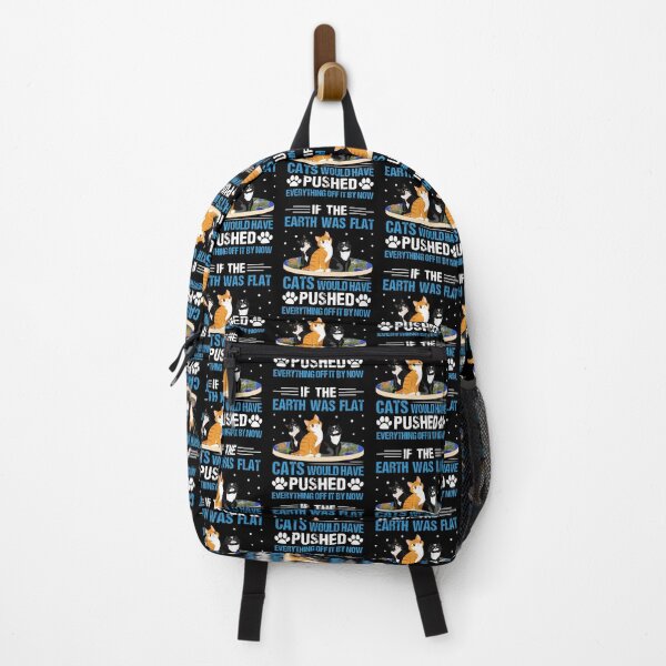 Item preview, If The Earth Was Flat Cats Would Have Pushed Everything Off - Cat's Humor For Cat's Lovers by FanityPrints designed and sold by FanityPrints.