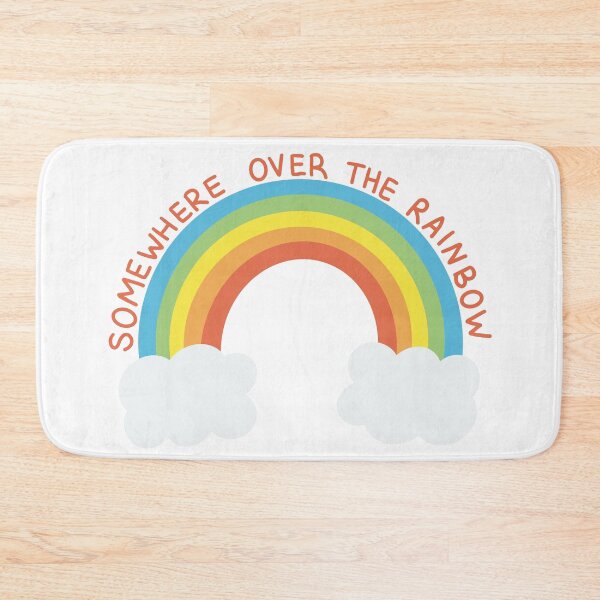 Item preview, Somewhere Over The Rainbow Quote designed and sold by art-by-enc.