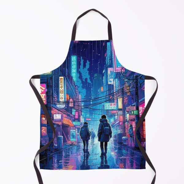 Item preview, Endless Neon - Cyberpunk Cityscape Skyline designed and sold by pastbarack.