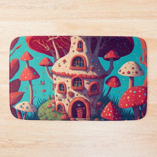 Item preview, Enchanting Mushroom Castle: A Whimsical Fungal Fantasy 5 designed and sold by TheTechnoCanvas.
