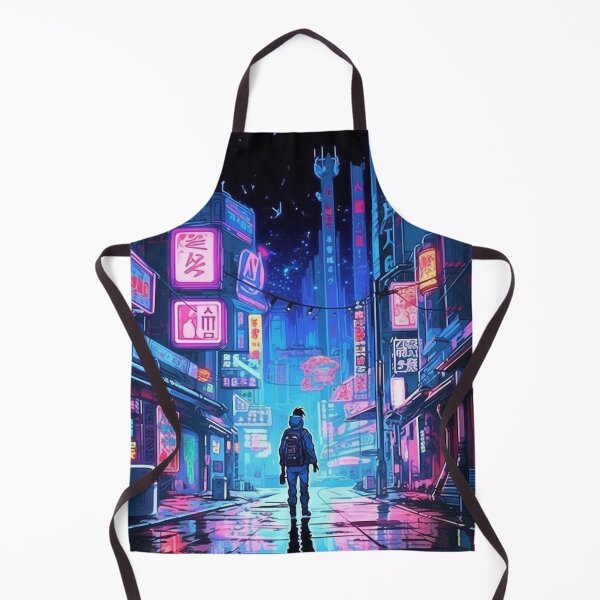 Item preview, Endless Neon - Cyberpunk Cityscape Skyline designed and sold by pastbarack.