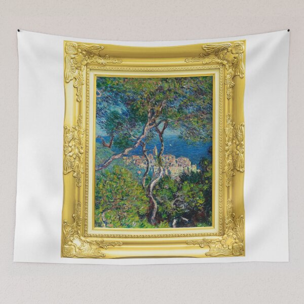 Item preview, MONET - Gold Framed Bordighera (1884) By Claude Monet designed and sold by AndromedaWeb.