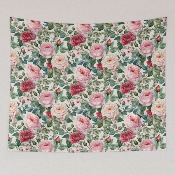 Item preview, Damask Roses Floral Patterns 10 designed and sold by PixelPastry.