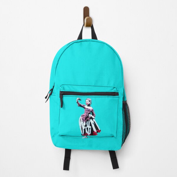 Item preview, Colombina or Columbine Commedia dell'arte Graffiti Spray Paint Art - Turquoise designed and sold by Talia Felix.