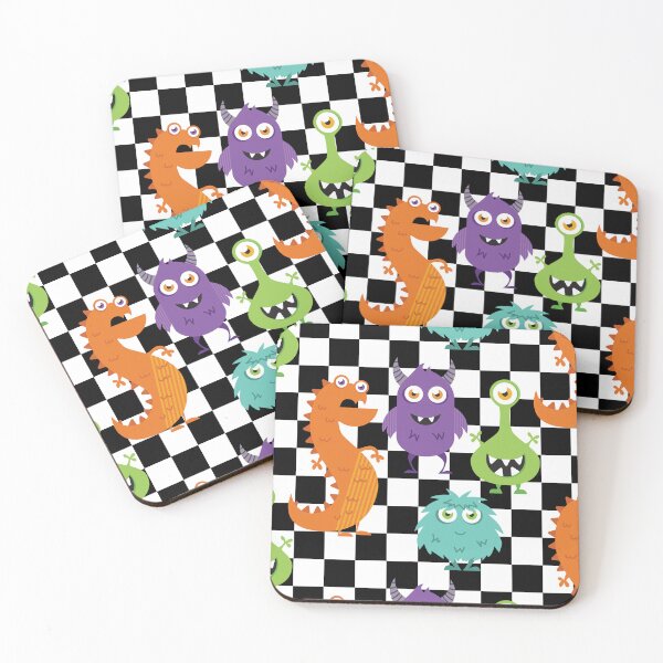 Item preview, Cute Monster Party designed and sold by latheandquill.